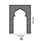 Islamic Arch Mirror Wall Sticker Gold Acrylic 3D Mosque Frame Decal With Geometric Pattern Ramadans Festival Home Decor Accent