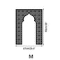 Islamic Arch Mirror Wall Sticker Gold Acrylic 3D Mosque Frame Decal With Geometric Pattern Ramadans Festival Home Decor Accent