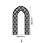 Islamic Arch Mirror Wall Sticker Gold Acrylic 3D Mosque Frame Decal With Geometric Pattern Ramadans Festival Home Decor Accent